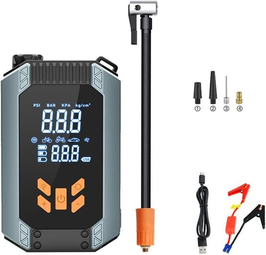 Portable 7200ACA Car Jumper Starter with Air Pump Battery Amplifier Power Bank 150 PSI